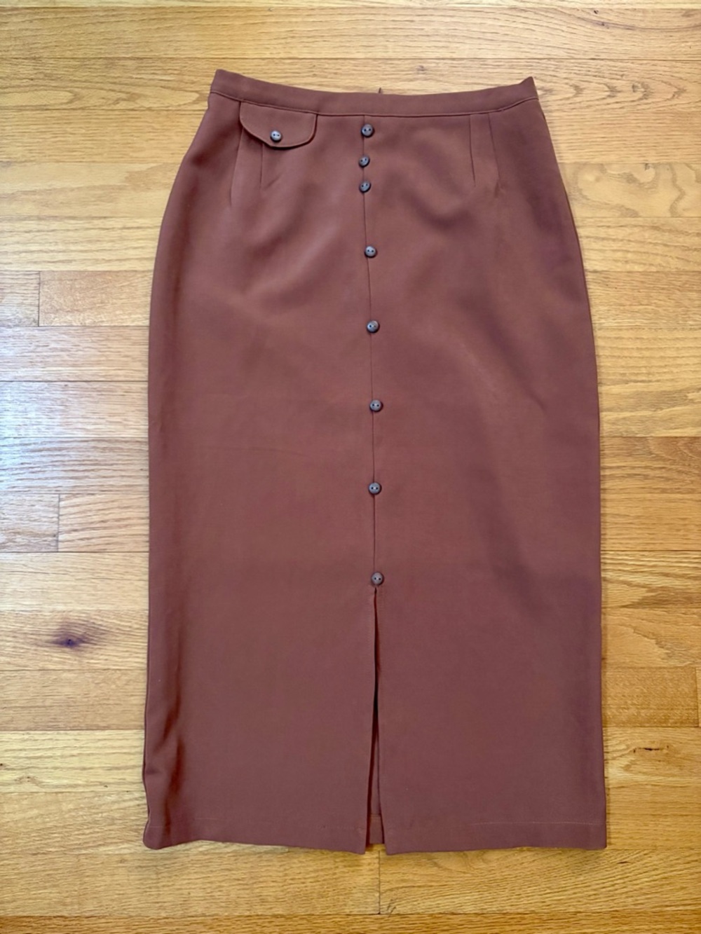 Tan midi skirt